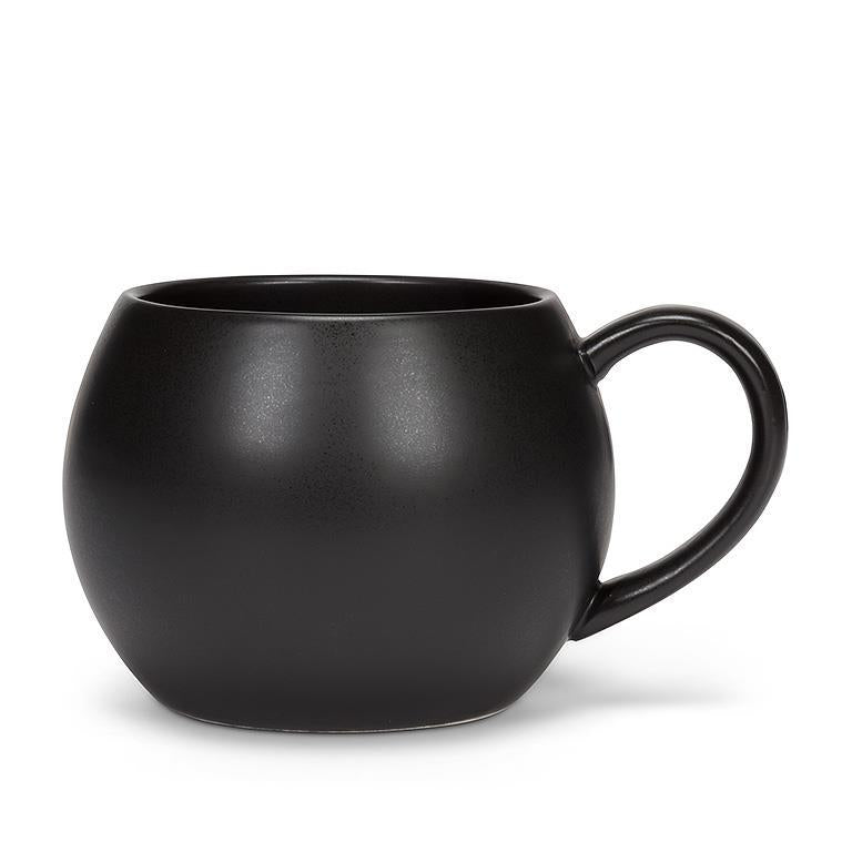 Matte Black Ball Mug