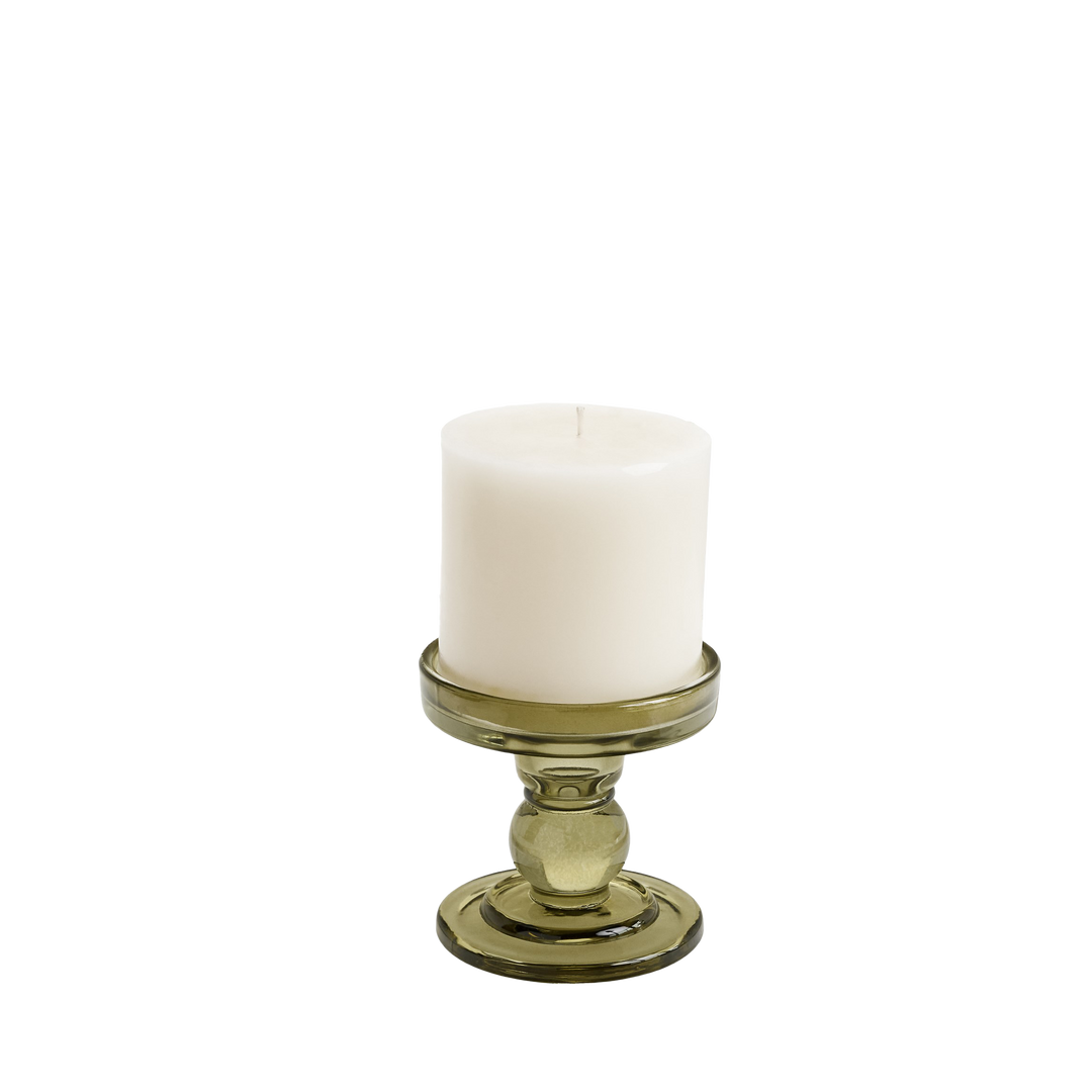 Verdant Glass Candle Holders