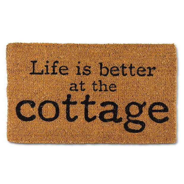 Life is Better at The Cottage Doormat