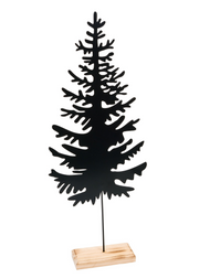 Black Metal Tree Silhouette