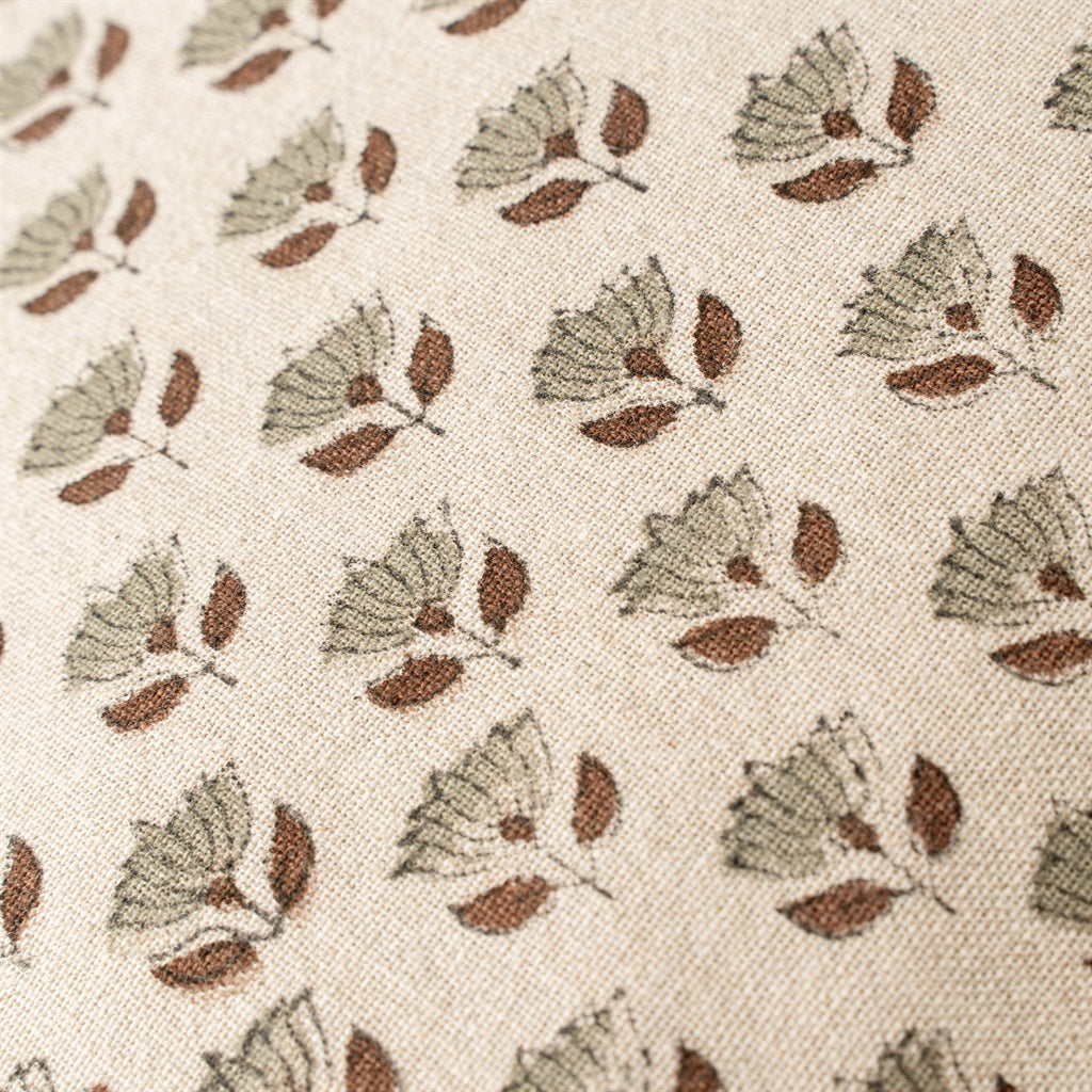 Sand Mini Block Print Cotton Pillow