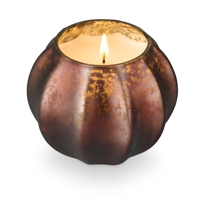 Midnight Pumpkin Candle in Antique Bronze Glass