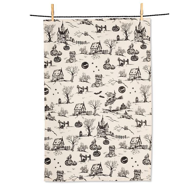 Haunted Harvest Tea Towel