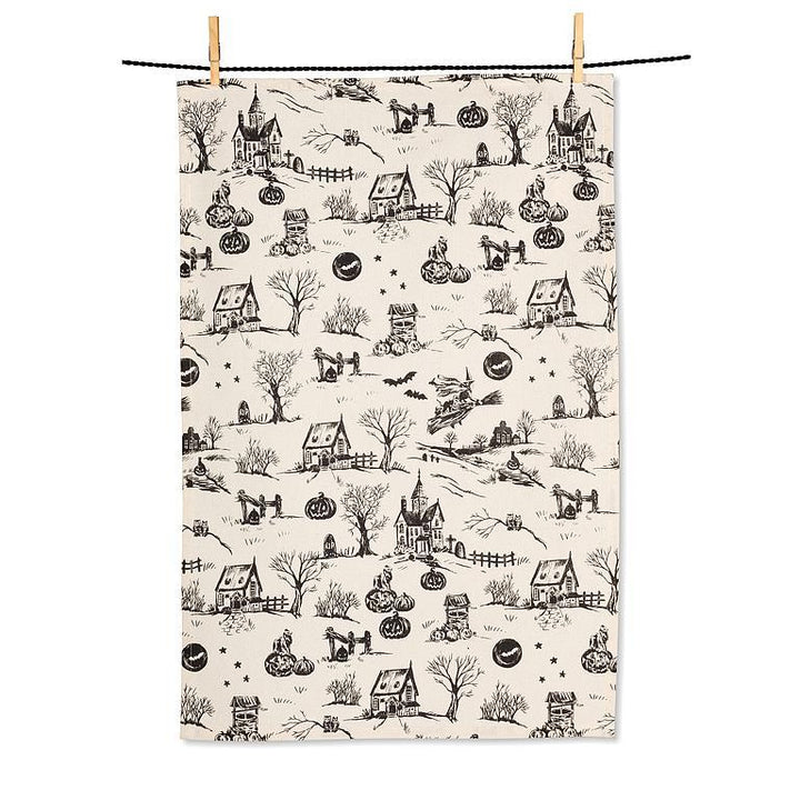 Haunted Harvest Tea Towel
