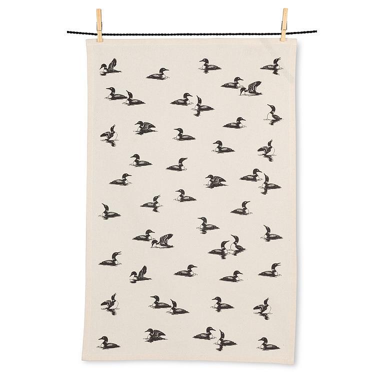 Morning on the Lake Tea Towel