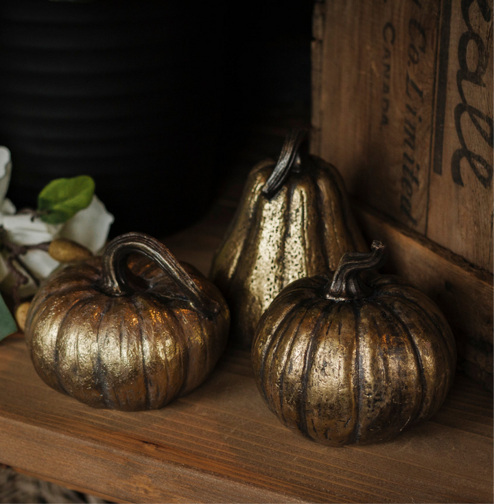 Gilded Grove Pumpkins