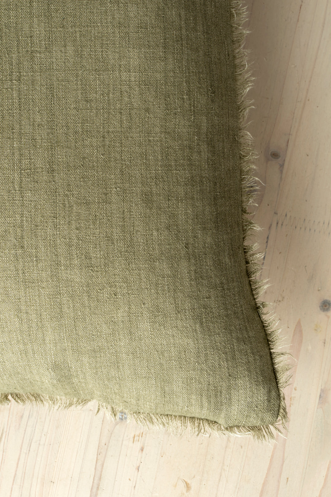 Kelp Lina Linen Pillow