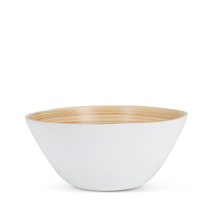 White Bamboo Bowls