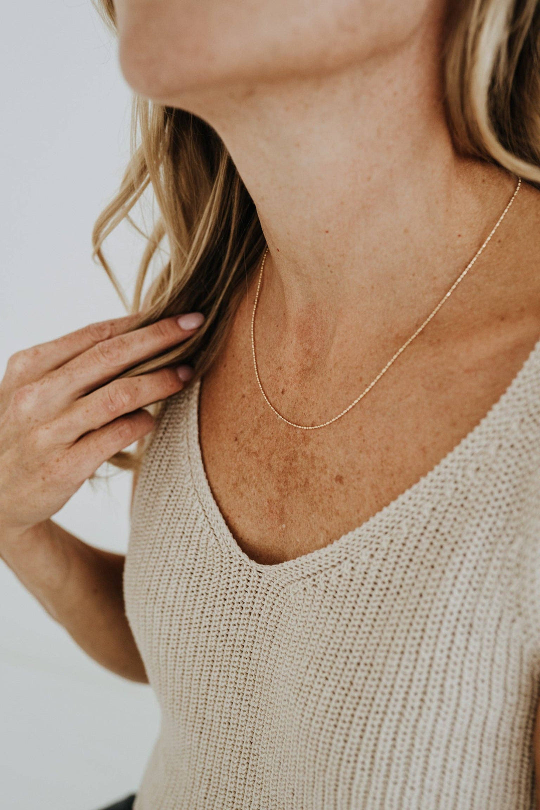 Dainty Ball Bar Chain • Sydney Rose Co.