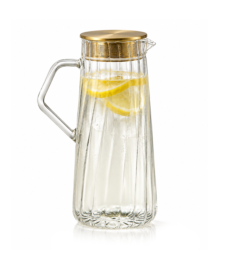 Reed Glass Carafe
