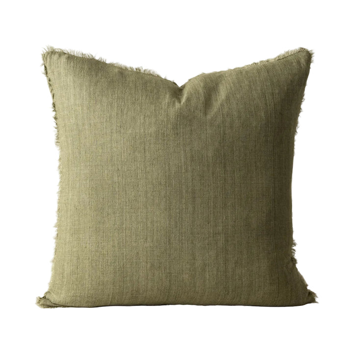 Kelp Lina Linen Pillow
