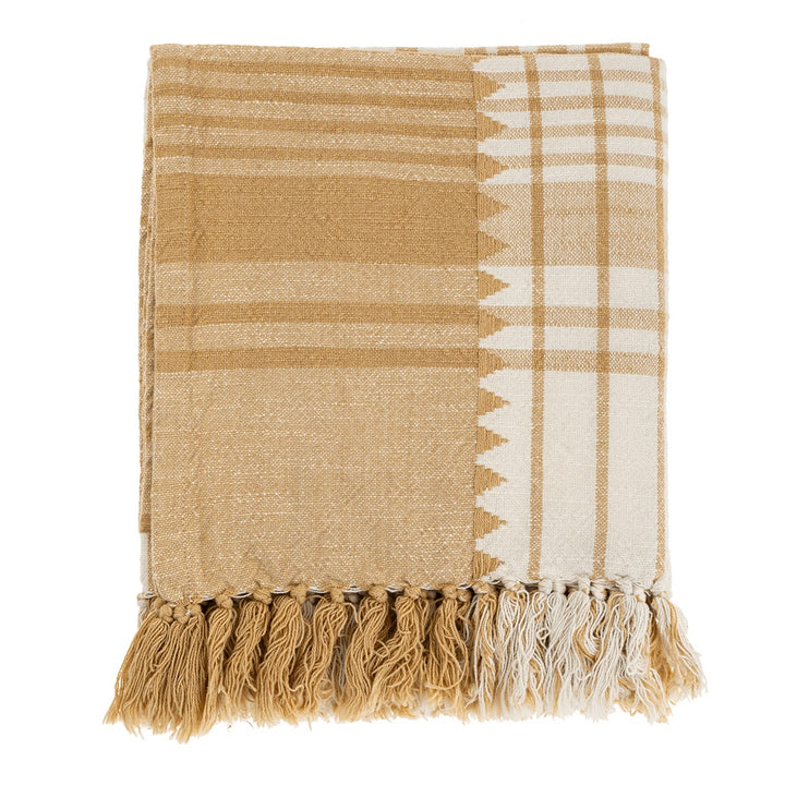 Ochre Malaya Woven Throw