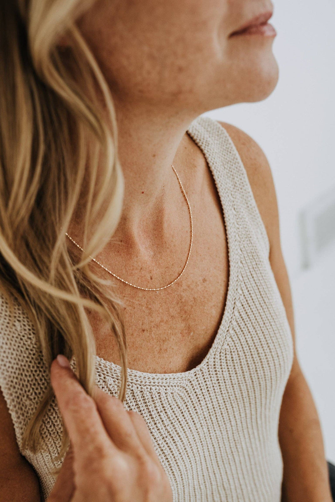 Dainty Ball Bar Chain • Sydney Rose Co.