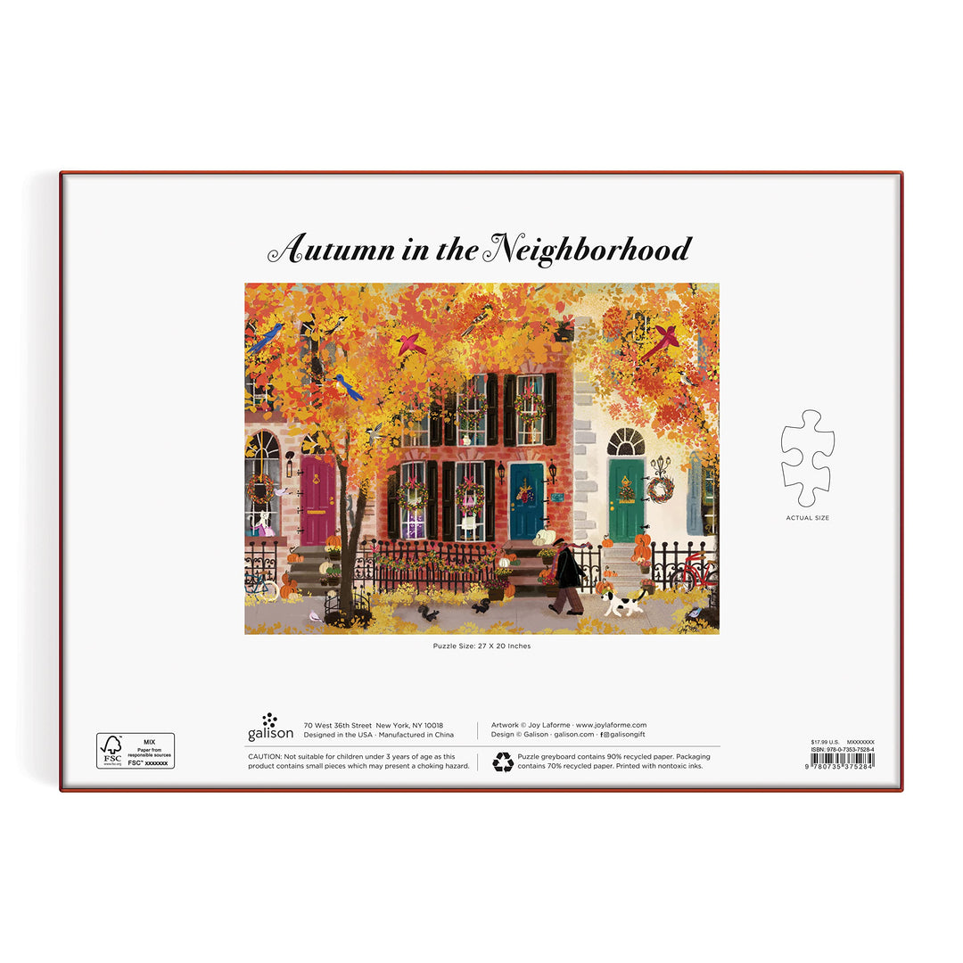 Autumn in the Neighborhood Puzzle – 1000 Pieces