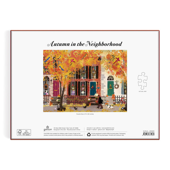 Autumn in the Neighborhood Puzzle – 1000 Pieces