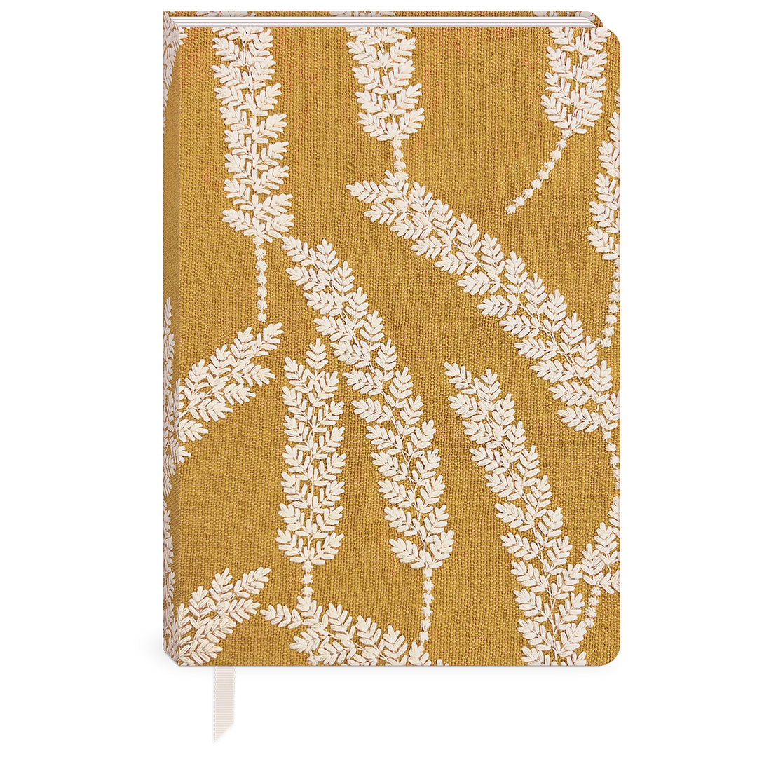 Golden Wheat Embroidered Journal
