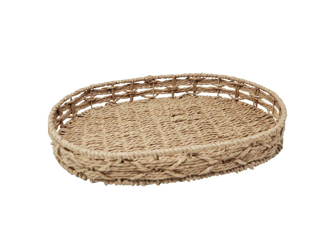Market Weave Oval Tray