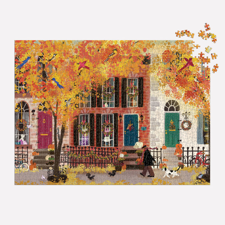 Autumn in the Neighborhood Puzzle – 1000 Pieces