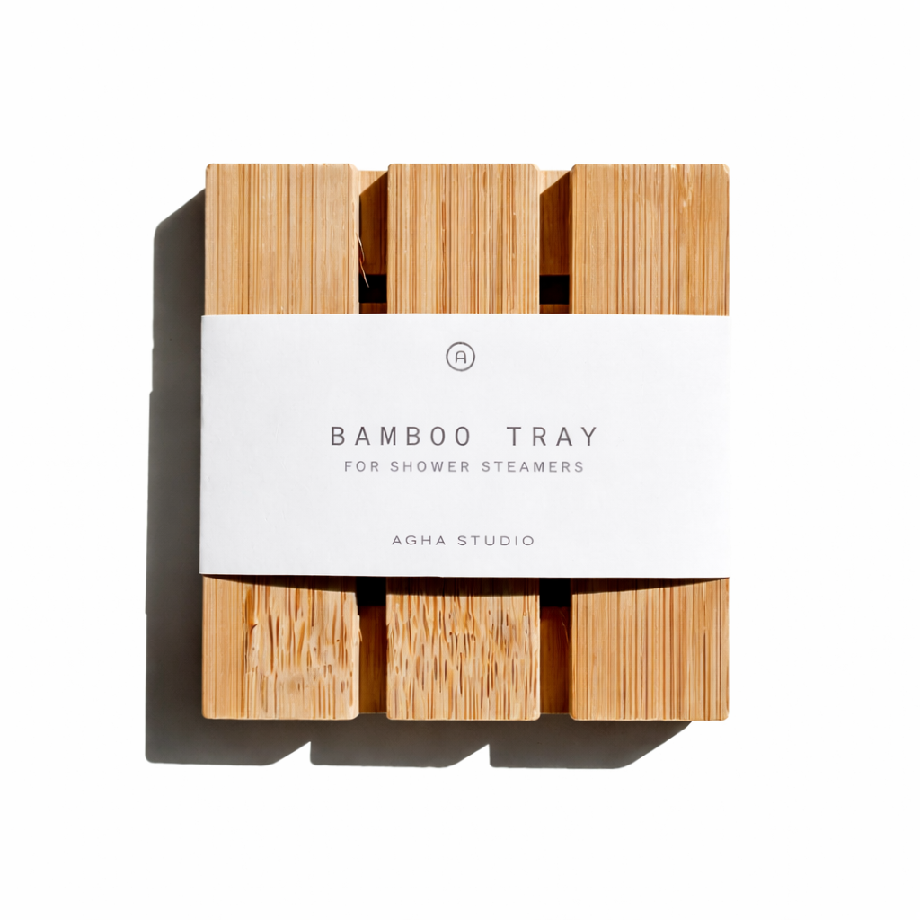 Bamboo Shower Steamer Tray