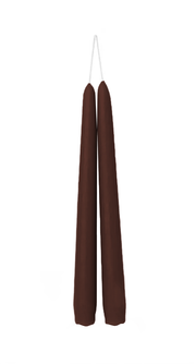 Brown Taper Candle Set of 2
