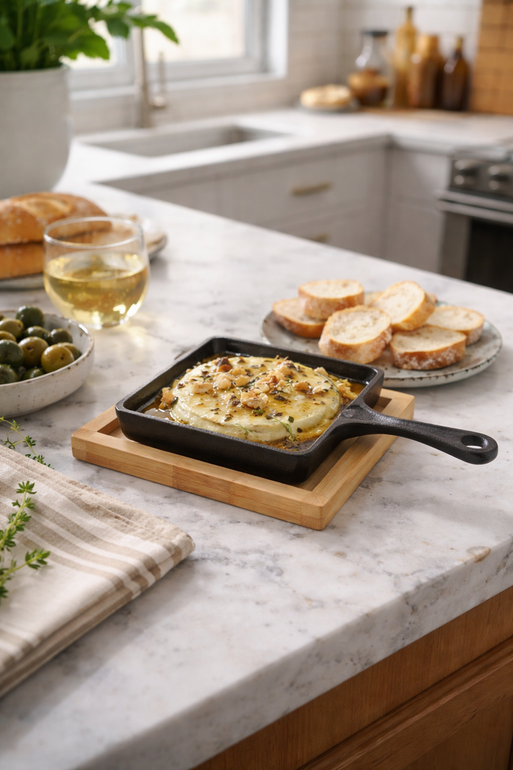 Cast Iron Mini Tapas Pan with Tray