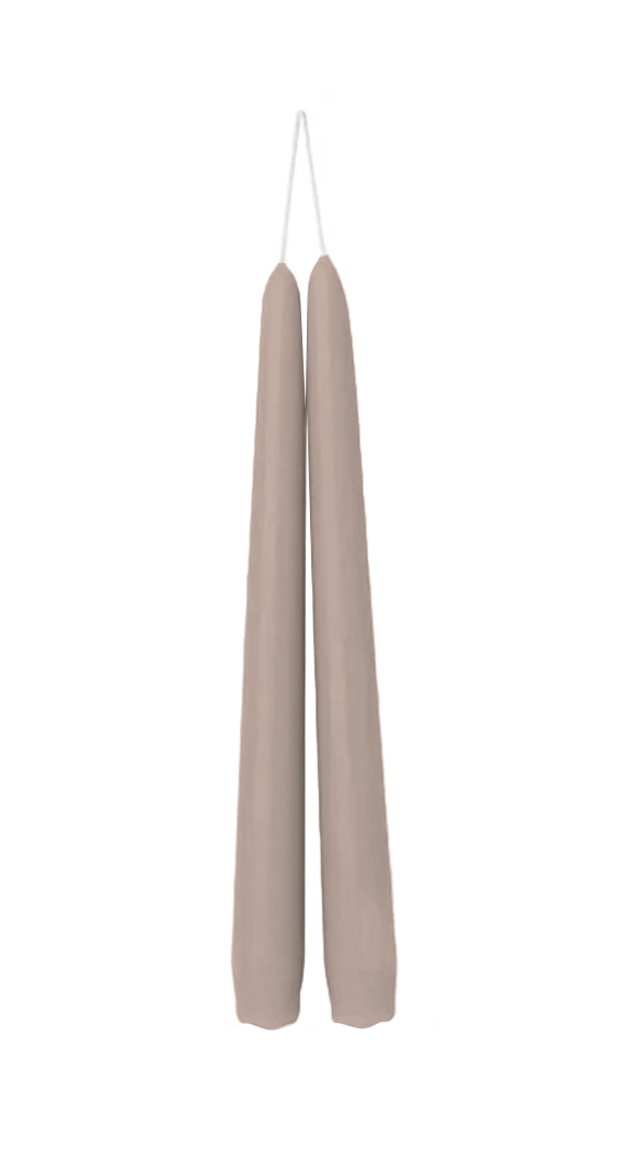 Flax Taper Candle Set of 2
