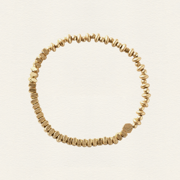 Gold Mini Metal Stacking Bracelet