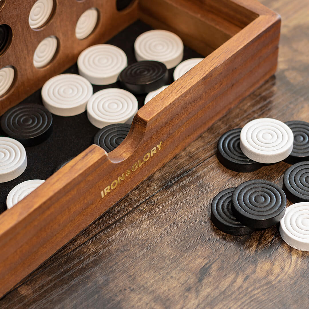 Line Up Deluxe Wooden Strategy Game