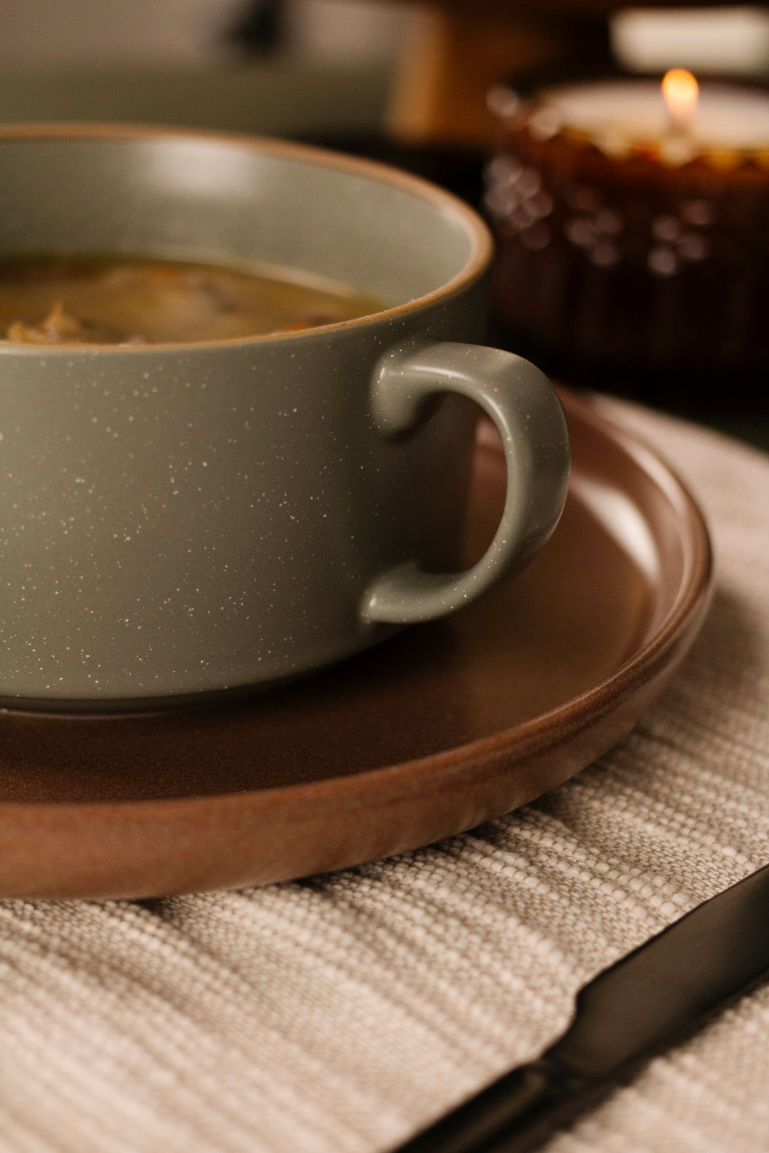 London Grey Soup Bowl