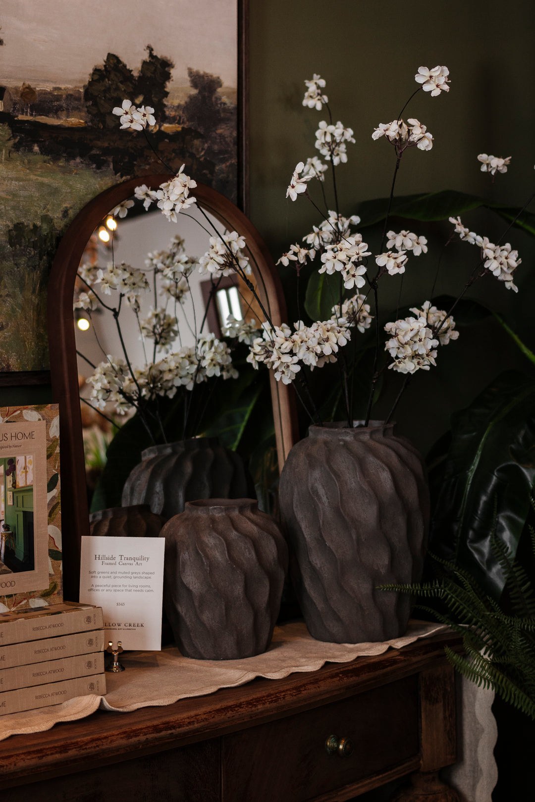 Spring Pear Blossom Branch