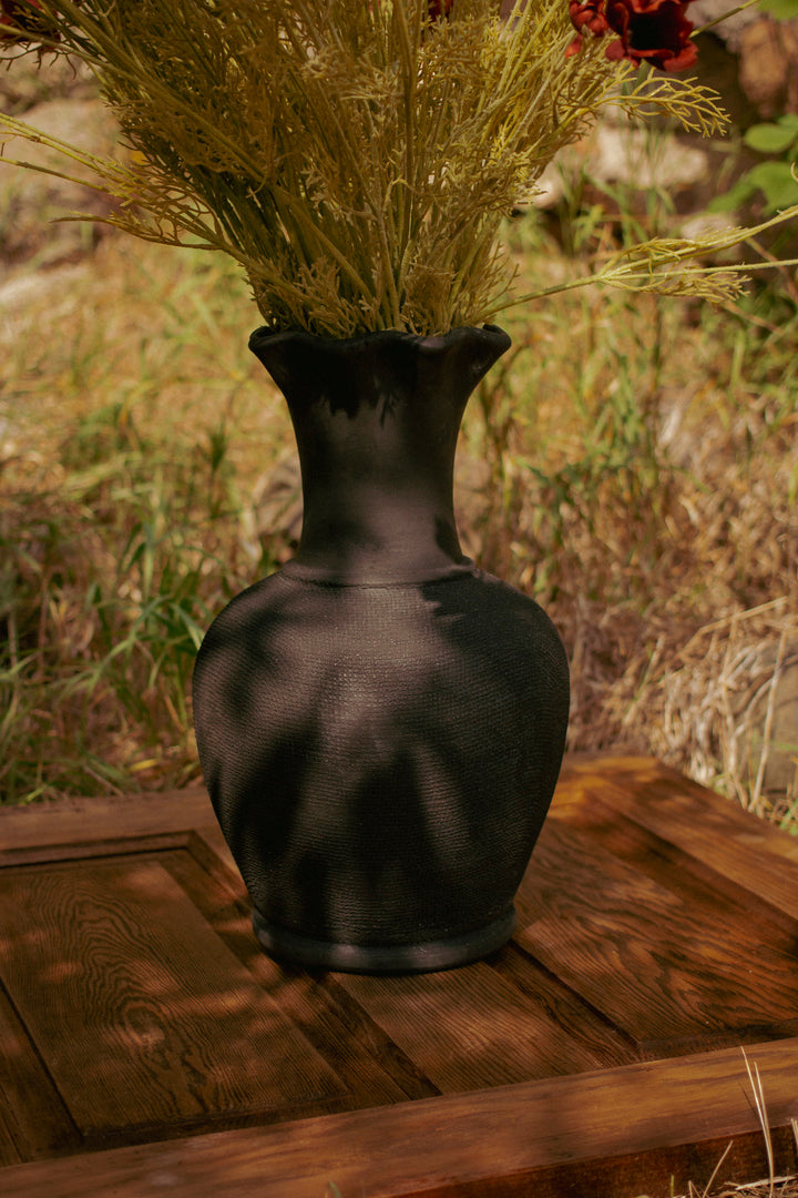 Blackthorn Matte Terracotta Vase