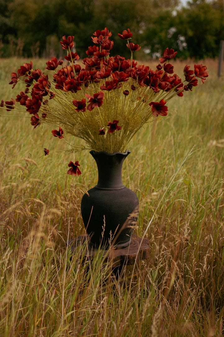 Blackthorn Matte Terracotta Vase