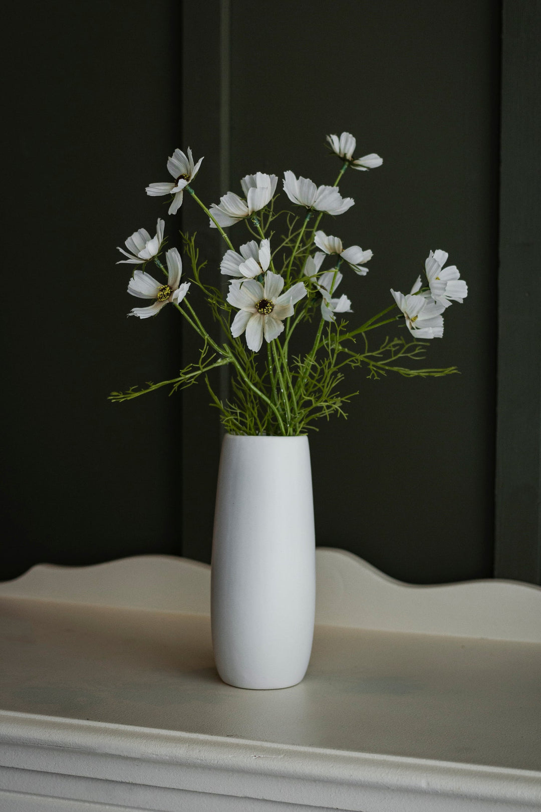Foundry White Vase