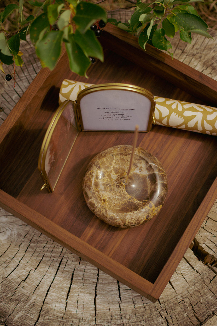 The Gathering Tray | Walnut Dovetail Tray