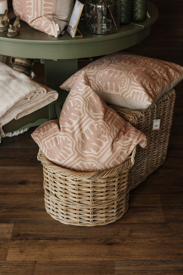 Rattan Square Ottoman
