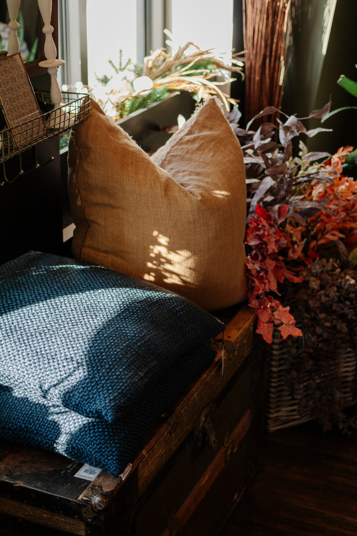 The Shale Pillow in Deep Navy