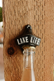 Lake Life Cast Iron Bottle Opener