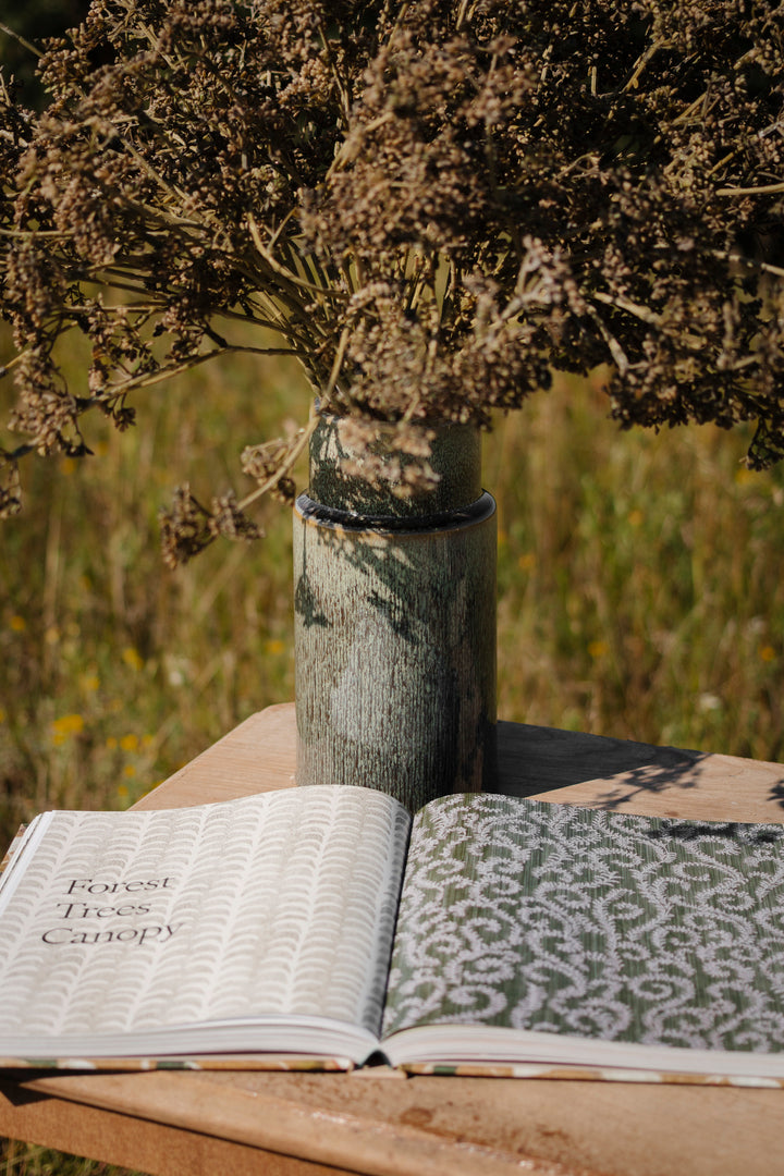 Canyon Glaze Cylindrical Vase