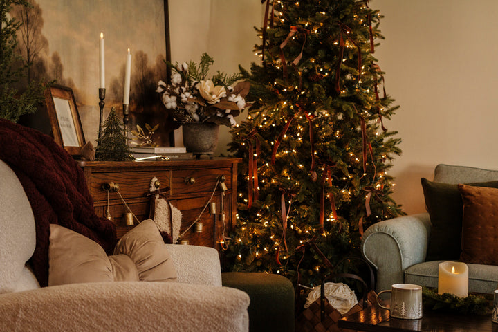 Antiqued Gold Bell Garland