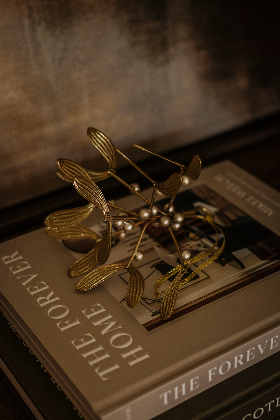 Harvest Mistletoe Branch Ornament