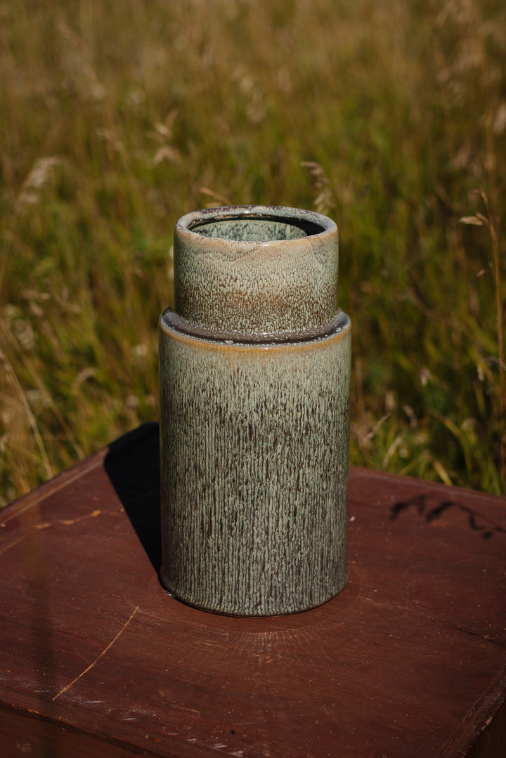 Canyon Glaze Cylindrical Vase