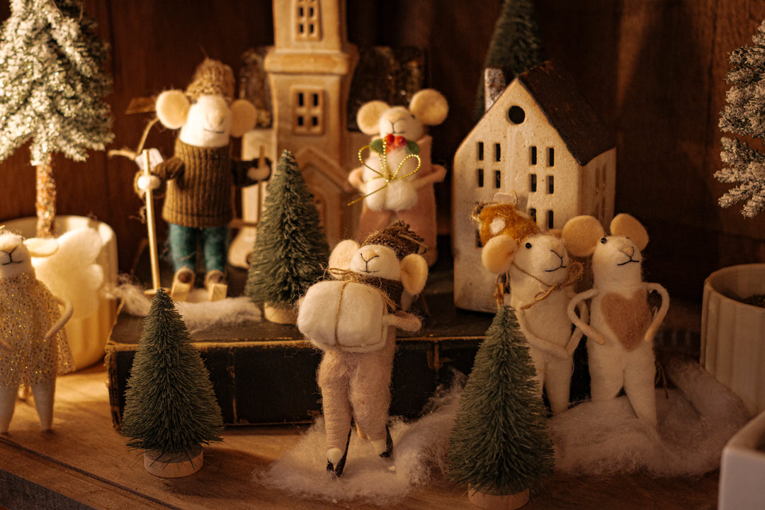 Heartful Mouse Ornament