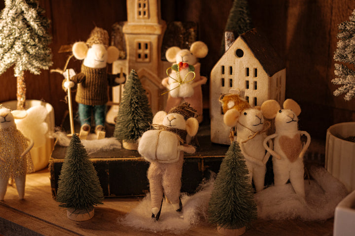 Heartful Mouse Ornament