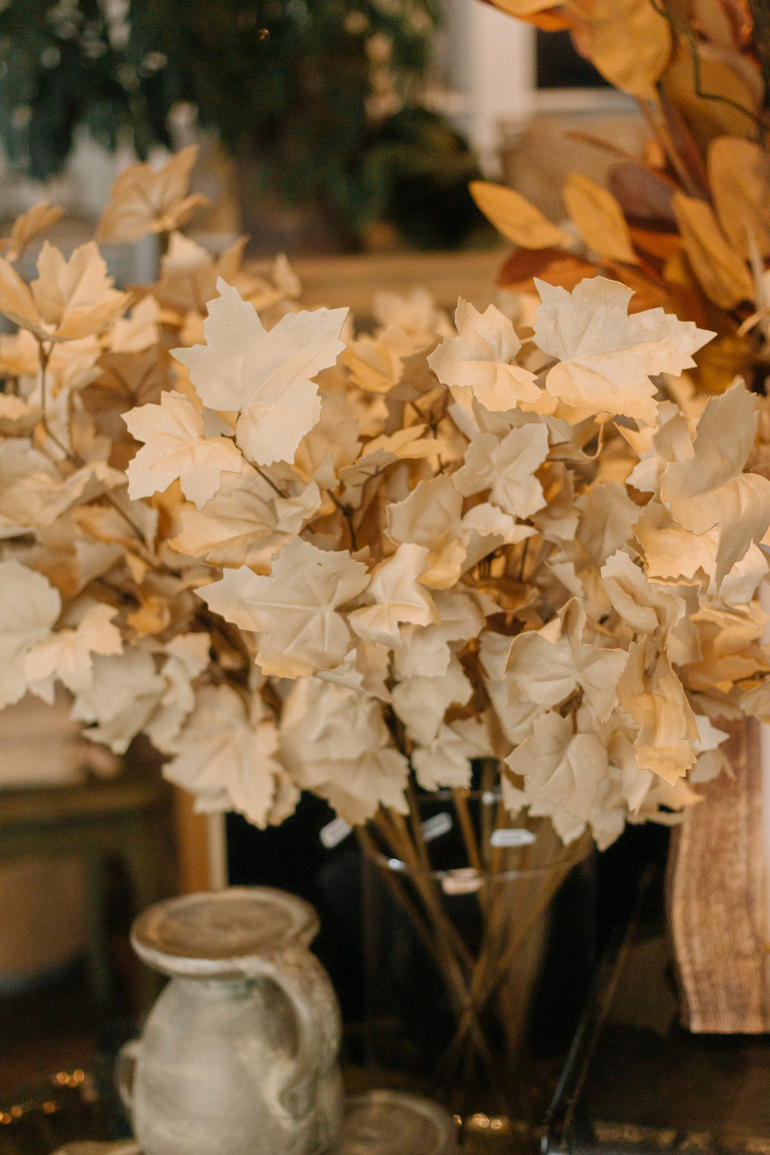 Frosted Maple Leaf Branch