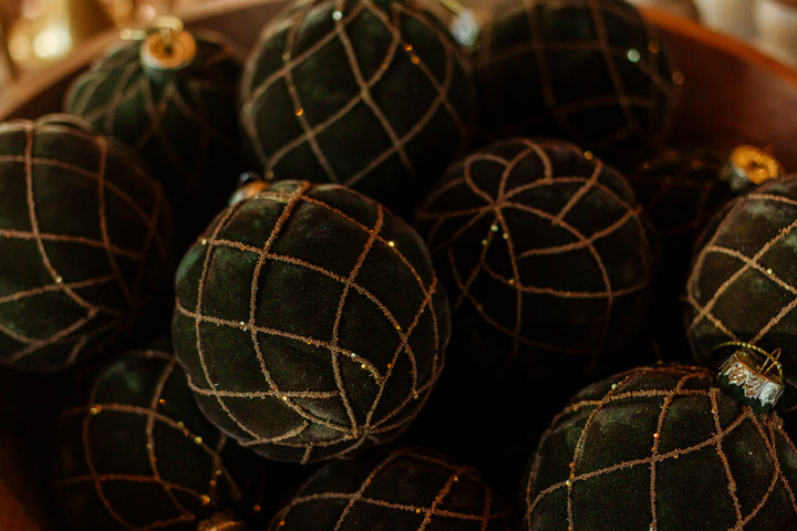 Green Velvet Ornament