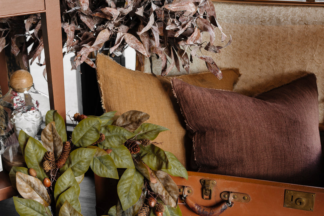 Tawny Lina Linen Pillow