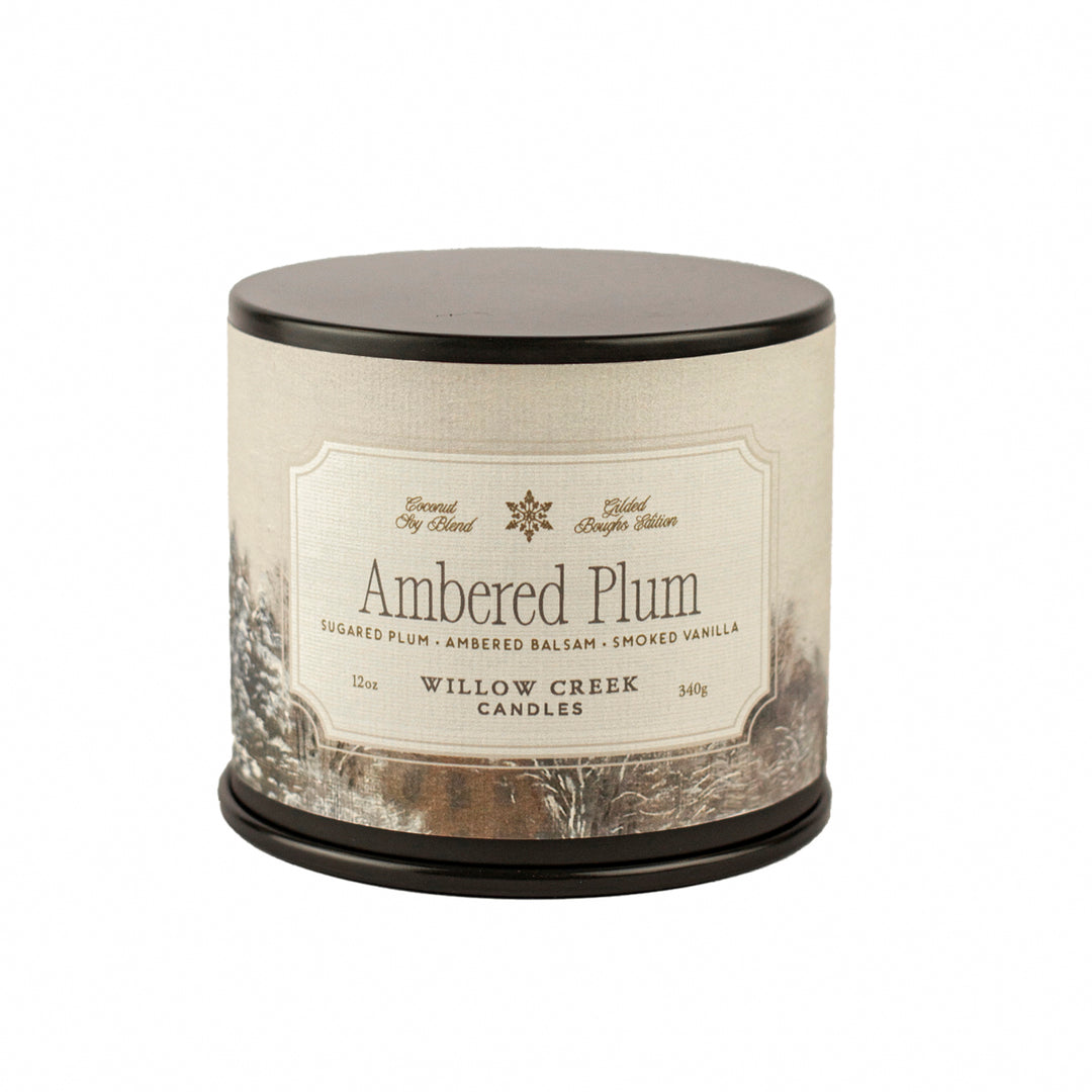 Ambered Plum 12oz Gilded Boughs Edition