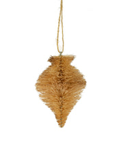 Brown Bottle Brush Ornament