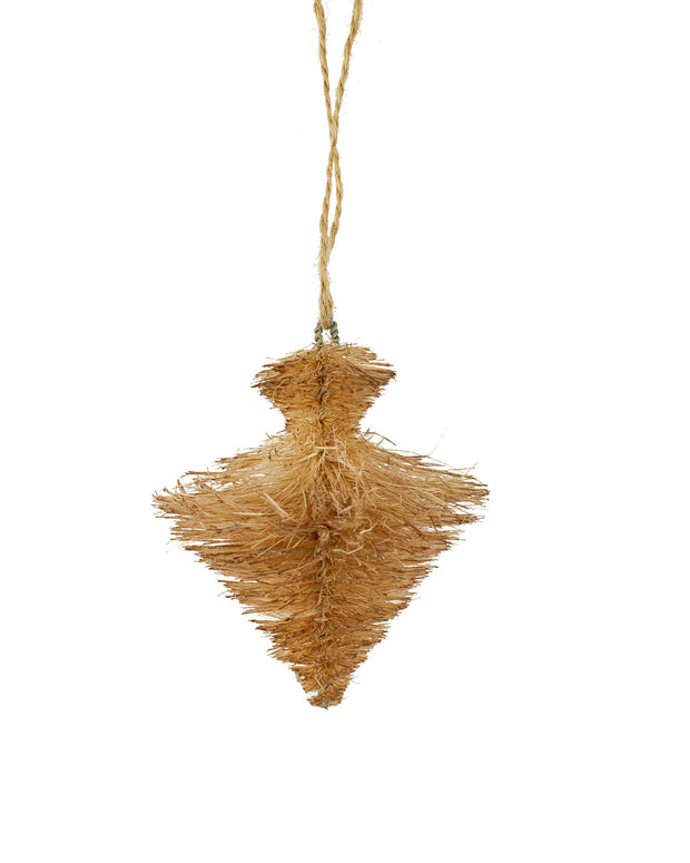 Brown Bottle Brush Ornament
