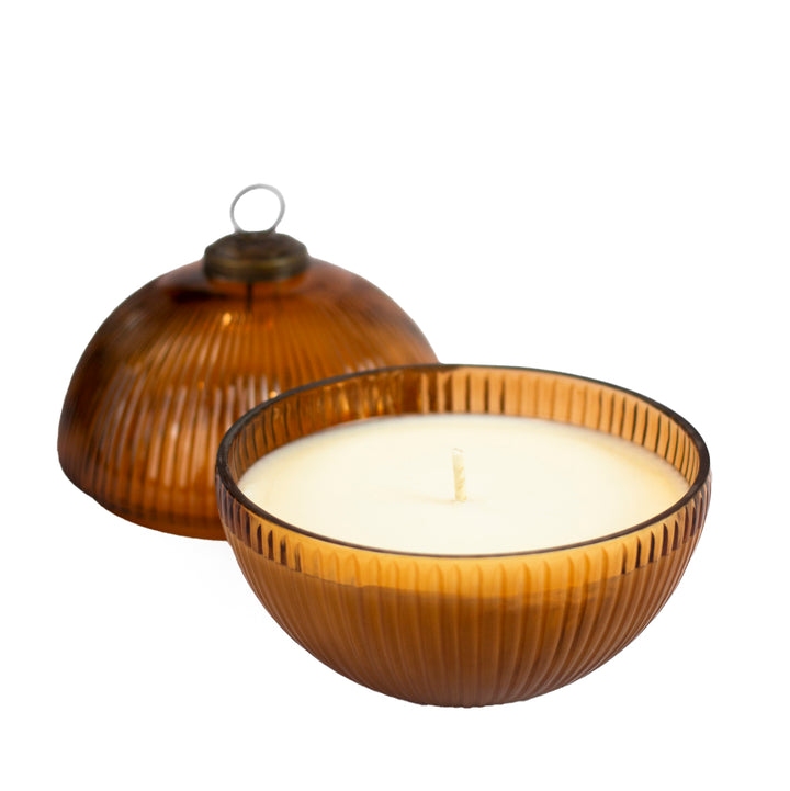 Ambered Plum Ornament Candle